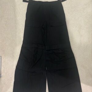 Balenciaga Black Wide-Leg Pants